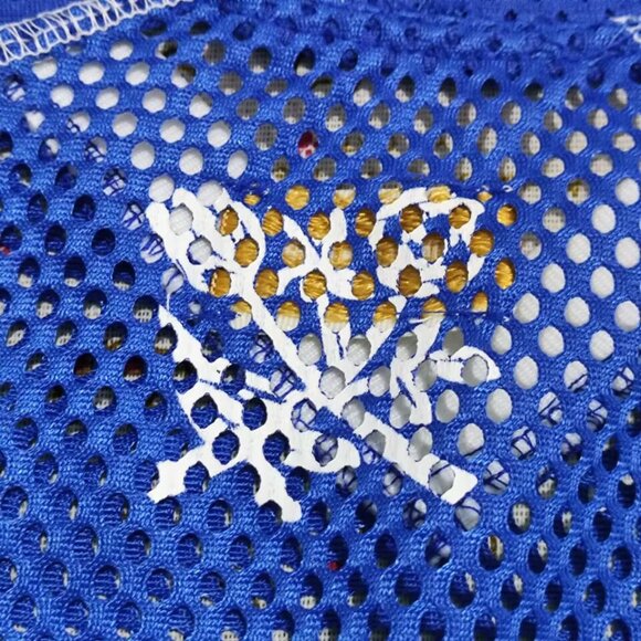 Aime Number 32 Blue Mesh Sports Jersey - Picture 7 of 8